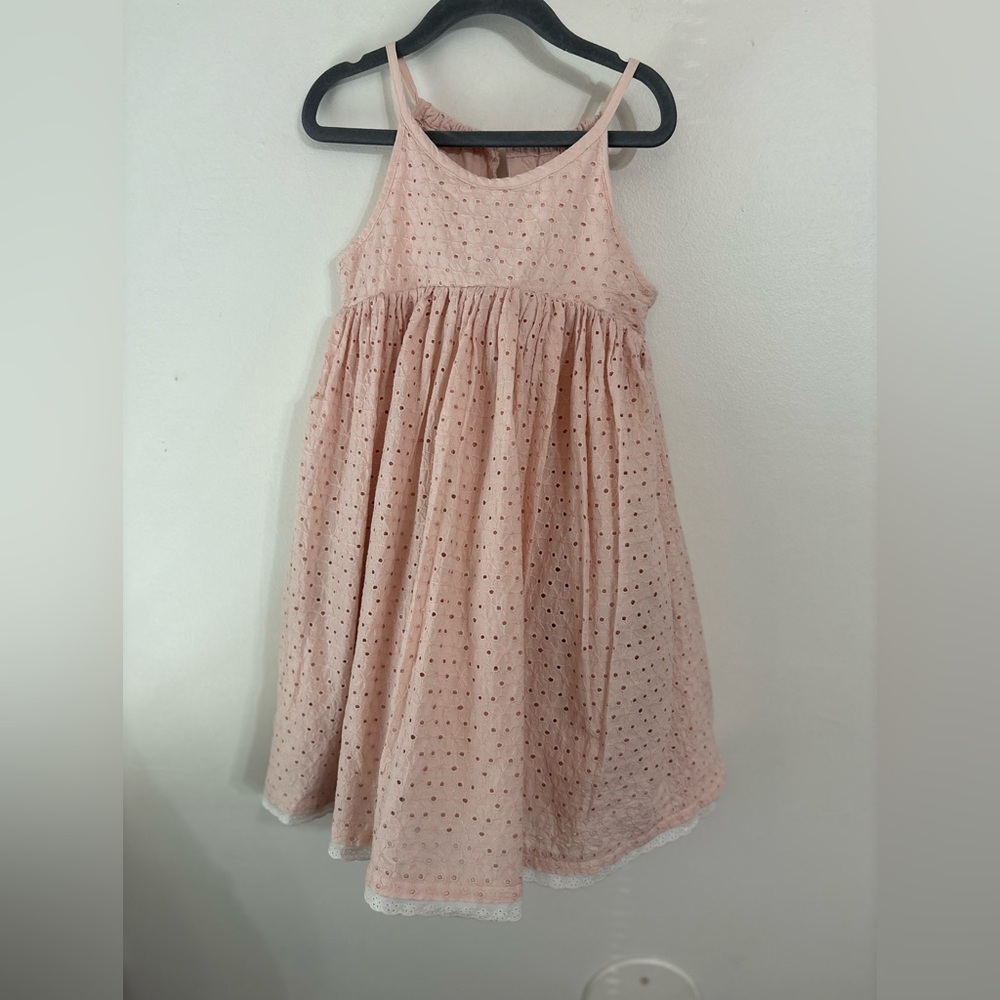 Shabby Chic Blush Eyelet Sundress size 6
